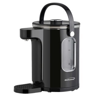 Brentwood® 1,100-Watt 3-L Digital Glass Instant Hot Water Dispenser with Tea Infuser, KT-2230BK