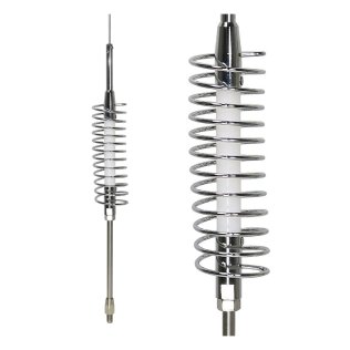 Tram® 5,000-Watt Penetrator Sparrow 26 MHz to 30 MHz CB Antenna with 49-1/4 Inch Stainless Steel Whip and 6-Inch Shaft