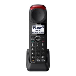 Panasonic® Amplified Cordless Phone Accessory Handset for Panasonic® KX-TGM42x Series, KX-TGMA44 (Black)