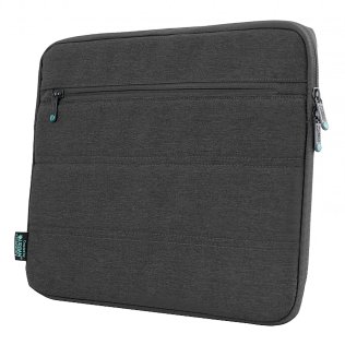 Urban Factory 15/16-In. GREENEE Eco-Friendly Reinforced Notebook Sleeve, Multiple Compartments (15/16 In.)