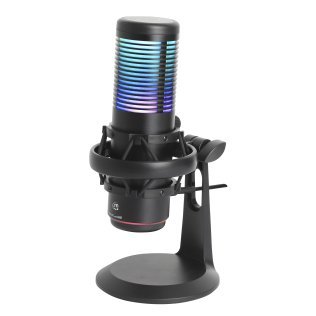 Manhattan® RGB-LED USB Condenser Microphone with Noise Rejection, 102674