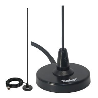 Tram® 150 MHz to 155 MHz VHF Pre-Tuned Magnet Antenna, 19-1/4-In. Tall with 12-Ft. RG58 Cable and PL-259 Connector