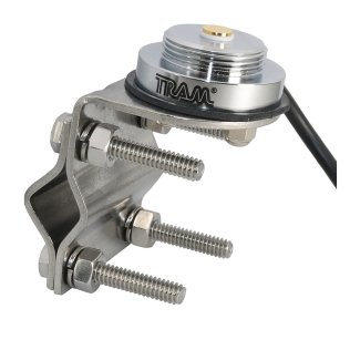 Tram® Stainless Steel Double-Groove NMO Mirror Mount with 17-Ft. Cable and PL-259 Connector