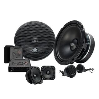 DB Drive™ WDX® PRO Series WDX® P65C3 6.5-In. 600-Watt-Max 3-Way Component Loudspeaker System