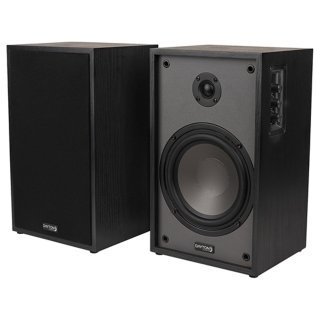 Dayton Audio® B65A 70-Watt-Continuous Bluetooth® Powered Bookshelf Speaker Set with 6.5-In. Woofers, Pair (Black)