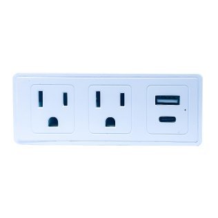 RAYOVAC® 2-AC Outlet and 2-USB Port 300-Joules Portable Surge Protector Wall Tap, SS-Q207C