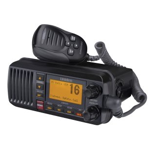 Uniden® 25-Watt Fixed-Mount VHF Marine Radio with DSC, UM435 (Black)