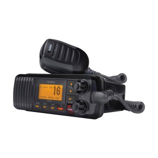 Uniden® 25-Watt Fixed-Mount VHF Marine Radio with DSC, UM385 (Black)