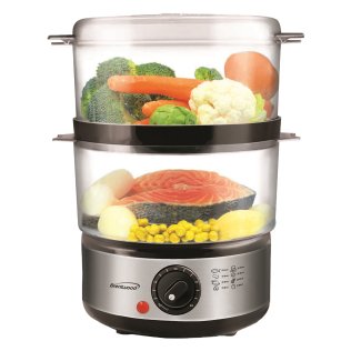Brentwood® 400-Watt 5-Qt. 2-Tier Electric Food Steamer with Steam Trays and Lid