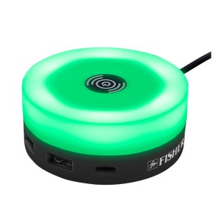 FISHER® Tech Essentials 15-Watt 4-in-1 Wireless Charging Hub (Black)