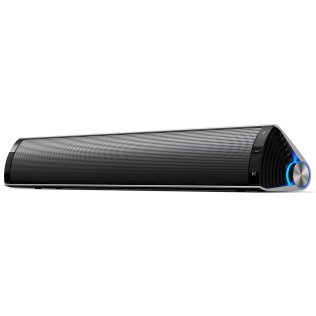 Edifier® 2.0-Channel 8-Watt-RMS 11.5-In. Portable/Tabletop Rechargeable Sound Bar/Speaker with Bluetooth®, USB-C®, Aux, and Built-in Sound Card, MF200