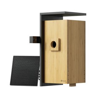 Birdfy® Nest Duo Birdhouse with 2 Cameras, Solar Panel, and Free AI Lifetime Subscription