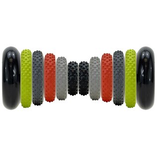 GoFit® Interchangeable Ring Roller RFX with 10 Interchangeable Massage Rings