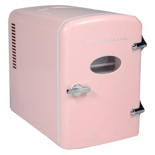 Frigidaire® 9-Can 48-Watt Portable Retro Mini Refrigerator (Pink)