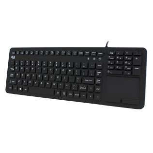 Adesso® Wired USB Antimicrobial Waterproof Silicone Touchpad Computer Keyboard, for Windows®, Full Size