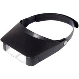 CARSON® MagniVisor™ 2x–3x Dual-Power Head-Mounted Magnifier