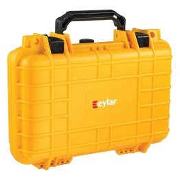 Eylar® SA00010 Compact Waterproof and Shockproof Gear and Camera Hard Case with Foam Insert (Yellow)