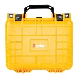 Eylar® SA00022 Small Waterproof and Shockproof Gear and Camera Hard Case with Foam Insert (Yellow)