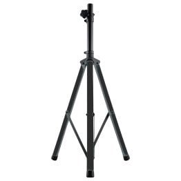 Gemini® Professional Adjustable PA LED Speaker Stand with Remote, Black with Color-Changing Legs, STL-500