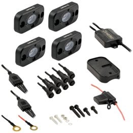 Heise LED Lighting Systems® Marine/Powersports RGB Accent Light Kit (4 Pack)