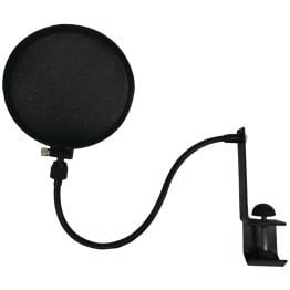 Nady® Microphone Pop Filter with Boom and Stand Clamp