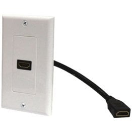 Steren® HDMI® Wall Plate & Pigtail