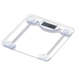 Taylor® Precision Products LCD Readout 400-lb Capacity Glass Bathroom Scale