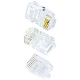 Ethereal® 8-Pin CAT-6 Crimp Connectors, 50 Count