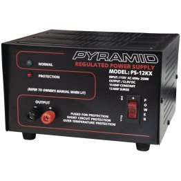 Pyramid® Car Audio Gold Series 250-Watt Input 10-Amp Constant Bench Power Supply