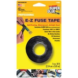 The Original SuperGlue® E-Z Fuse Tape, 1 In. x 10 Ft., Black