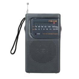 Supersonic® Portable AM/FM Band Radio with Wrist Strap, SC-1105