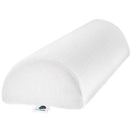 AllSett Health® Large Half-Moon Bolster Pillow (1 Pack; White)