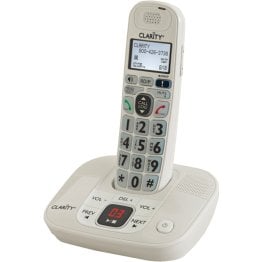 Clarity® DECT 6.0 D712™ 1-Handset Amplified Cordless Phone System with Digital Answering System