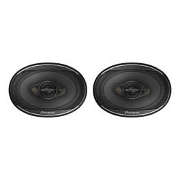 Pioneer® TS-A6961F 6-In. x 9-In. 450-Watt 4-Way Full-Range Coaxial Speakers Gold and Black, Max Power 2 Pack
