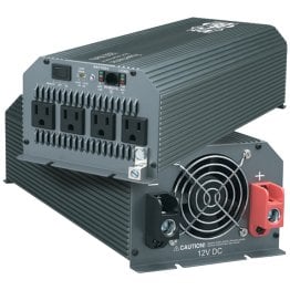 Tripp Lite® by Eaton® 1,000-Watt-Continuous PowerVerter® Compact Inverter for Trucks with 4 AC Outlets, PV1000HF