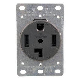 Single-Flush Dryer Receptacle (4 wire)