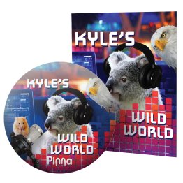 ONANOFF® StoryShield Screen-Free Looping Audio Disk for StoryPhones® (Kyle's Wild World)