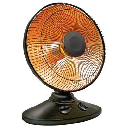 Comfort Glow® ERH375 1,000-Watt-Max Portable Oscillating Radiant Parabolic-Dish Heater