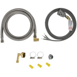 Certified Appliance Accessories® Dishwasher Installation Kit with Right-Angle Plug Head