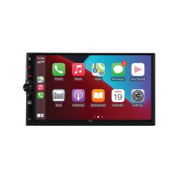 Dual® DCPA723W 7-In., Car In-Dash Unit, Double-DIN Media Player with Touch Screen, Bluetooth®, Apple CarPlay®, and Android Auto™