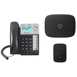 Ooma® Home Office Phone Bundle with 2 Lines, 3-Way Conferencing, and Internet Home Phone Service