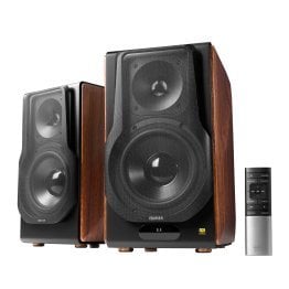 Edifier® 256-Watt Continuous-Power Amplified Bluetooth® Premium 2.0 Bookshelf Speaker System with Remote, S3000MKII, 2 Count