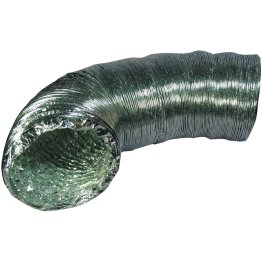 Deflecto® Supurr-Flex® 5-Ply 4-In.-Diameter Aluminum Flexible Dryer Vent Transition Duct, UL® Listed (8 Ft.)