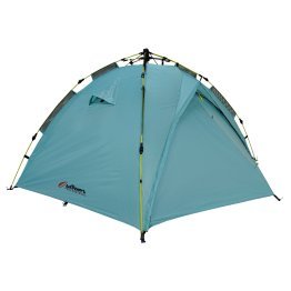 Outdoors Professional Dome 3 Three-Person Pop-up Camping Tent, Blue