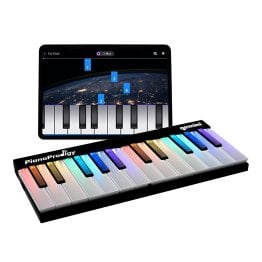 Gemini® GPP-101 PianoProdigy Expandable 24-Key Bluetooth® MIDI Learning Keyboard with Light-up Keys