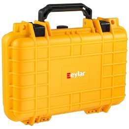 Eylar® SA00010 Compact Waterproof and Shockproof Gear and Camera Hard Case with Foam Insert (Yellow)