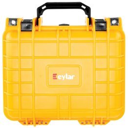 Eylar® SA00022 Small Waterproof and Shockproof Gear and Camera Hard Case with Foam Insert (Yellow)