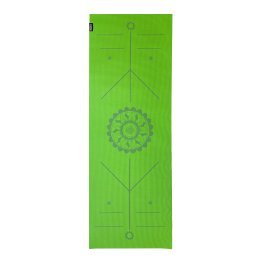 GoFit® AlignMat™ Body-Alignment Yoga Mat (Green)
