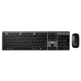 Adesso® EasyTouch™ 7300 Wireless Keyboard and iMouse® Combo Set with CoPilot AI™ Hotkey and Multi-OS Support