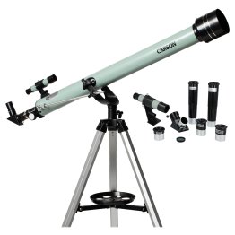 CARSON® STARA SR-100 60-mm Aperture 45-mm to 675-mm Focal Length Refractor Telescope with 7-Piece Accessory Kit